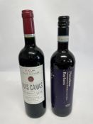 Six Luis Cañas Crianza, D.O. Rioja 2019 (14.5%) and Five Compass Road Barberra 2018 (13%) - 750ml.