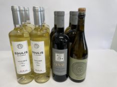 Six Edulis de Altanza Sauvignon Blanc 2021 (13%), Five Colli di Luni Vermentino DOC 'Grey Label' 202