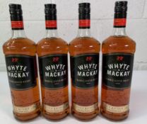 Four Whyte & Mackay Blended Scotch Whisky 4 x 1ltr.