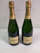 Two Mandois Blanc De Blanc Premier Cru 2017 Champagne 2 x 750ml, (Labels slightly distressed).