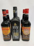 Four San Luis Coffee Tequila Liqueurs (35%) and Two Tequila Black Chocolate Cream Liqueurs (17%) - 7