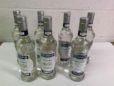 Four Premium Stanislav Cotton Candy Flavoured Vodka 4 x 700ml and three Premium Stanislav Vanilla Be
