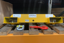 An Adjustable Fork Mounted Hook Accessory for Forklifts, REF: FMHA-3.0.