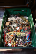 *REDUCED* A Crate of Assorted Pre-owned/As New Costume Jewellery To Include Necklaces, Earrings, Ban