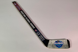 Forty eight Official NHL Global Series Finland 2022, Mini Wood Hockey Sticks. Pre-owned. Very good c