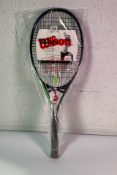 Twelve Wilson Aggressor 112 Aluminium Tennis Rackets. As New.