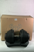 A Braingain 40kg Adjustable Dumbbell. As New,