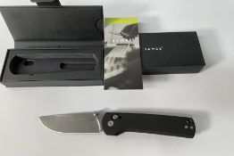 The James Brand 'The Kline' Pocket Knife - Black Stainless Micarta KN120143-00 (Over 18s only).