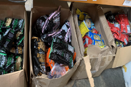 A quantity of Pork King Good Pub Snacks and related. Please Note: All items have expired 'Best Befor