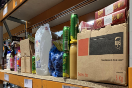 A large quantity of food, drink and related items. Please Note: All items have expired 'Best Before