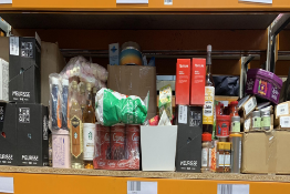 A large quantity of Food, Drink and related items (One Shelf).