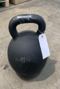 A Strength Shop 64KG Kettlebell, Black Powder Coated. Pre-owned.