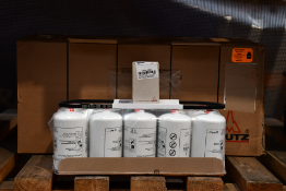 Box with Deutz Items including Thirty Six Fuel Filters (04130241), Two Solenoid Relays (04216031) an