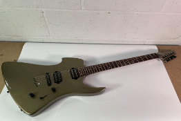 Maverick Electric Guitar (Probably Chaos 2) - Olive Green Sparkle - Pre-owned.