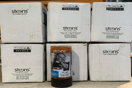 Thirty six bottles of Steens Raw Manuka Honey MG085+ 340g.