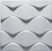 Sixteen Soundwave Flo Wall Panels, Off White. As New in Box.