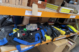 Assorted Scuba and Snorkeling Equipment/Accessories to include an Oceanic Isla Ladies BCD (XS-S, 4-6