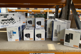 Twenty One Assorted Acel / Saxby Lighting Wall Lights: AC48206 x 7, AC48211 x 9, AC48205 x 4 and AC