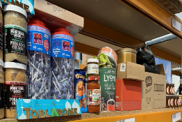 A large quantity of Food, Drink and related items (One Shelf).