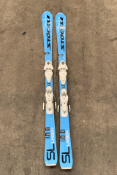 A Pair of Stockli Sl Laser Skis, VRT 155, R.11.8, 120-66-97. Pre-owned.