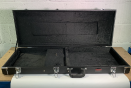 Music Store Protective Case for Electric Guitar, Black. Pre-owned, very good condition (Small chip o