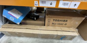 Assorted new and pre-owned IT and electrical items (All items sold as seen).