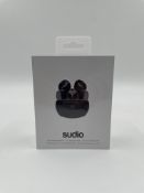 Twenty as new Sudio TIO Water Resistant Wireless Bluetooth Earphones in Black (EAN: 7350071388730) (