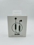 Five as new Sudio TIO Water Resistant Wireless Bluetooth Earphones in Green (EAN: 7350071388723) (Bo