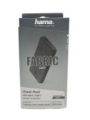 Six as new Hama Fabric 10000 mAh Power Packs in Grey (Boxes sealed).