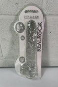 Three RealRock Crystal Clear Realistic Dildos with Balls REA 093TRA - 9