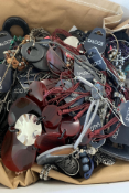 A Crate of Pre-owned/As New Assorted Costume Jewellery to include Necklaces, Bangles/Bracelets, Ring