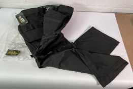 Snickers 6923 FlexiWork, Floorlayer Trousers+ Holster Pockets - Black - 36