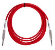 Eleven Fender Original 10ft (3M) Straight/Straight Instrument Cables - Fiesta Red.