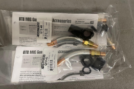 Five Bernard QT2-45 Q Tube Assemblies 45 degree X R.