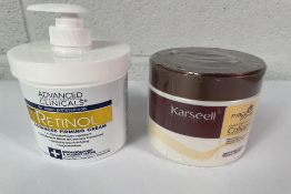 Seven Advanced Clinicals, Retinol, Advanced Firming Cream, Fragrance Free - 16 oz (454 g) and four K