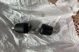 Five sets of Evotech Performance Bar End Weights (PRN016057-016058-016066-034575).