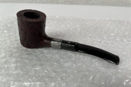 Ashton Pebble Grain XXX with Silver Band Tobacco Pipe.
