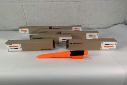 Eight Morakniv Companion Heavy Duty Knives with Bright Orange Sheaf's (Over 18s only).