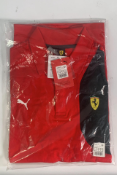 A Puma Scuderia Ferrari F1 Classic Polo, Size UK M. As New.