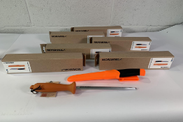 Seven Morakniv Companion Heavy Duty Knives with Bright Orange Sheaf's and a Morakniv Hunting Knife S