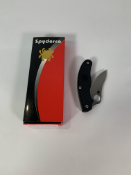 Spyderco Superior Steel Blade Pen Knife Black Handle (Over 18s only).