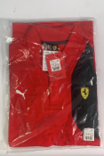 A Puma Scuderia Ferrari F1 Classic Polo, Size UK M. As New.