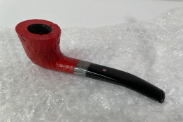 Ashton Claret XXX with Silver Band Tobacco Pipe.