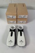 Two Schweizer Ergo-Lux Mobil Magnifiers with Light, 48D 35 4500k, REF 164482B-GB and two Schweizer E
