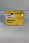 An Abbott Freestyle Libre Sensor 2 Glucose Monitoring Sensors, Yellow/White (EXP: 2025-04-30). As Ne