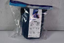 Four Invacare Maxxcare Pro Evolution Heel Boots, Standard Size, Blue. As New.