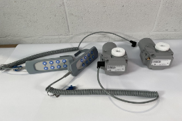 Ten Volker Hand Control Auto Contour 4-P E2240-01 and Five Volker HV02 Lifting Heads.