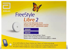 Abbott Freestyle Libre Sensor 2 Glucose Monitoring Sensor. Contains 1 Sensor Applicator, 1 Sensor Pa