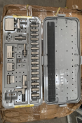 Stryker Muscle Removal Board with various Instruments. Pre-owned, damage to bottom of casing. (Three