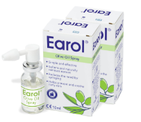 Twenty four Earol Olive Oil Ear Sprays, EAN 5060102170006, Expiry Date 2026/05/10. As New.